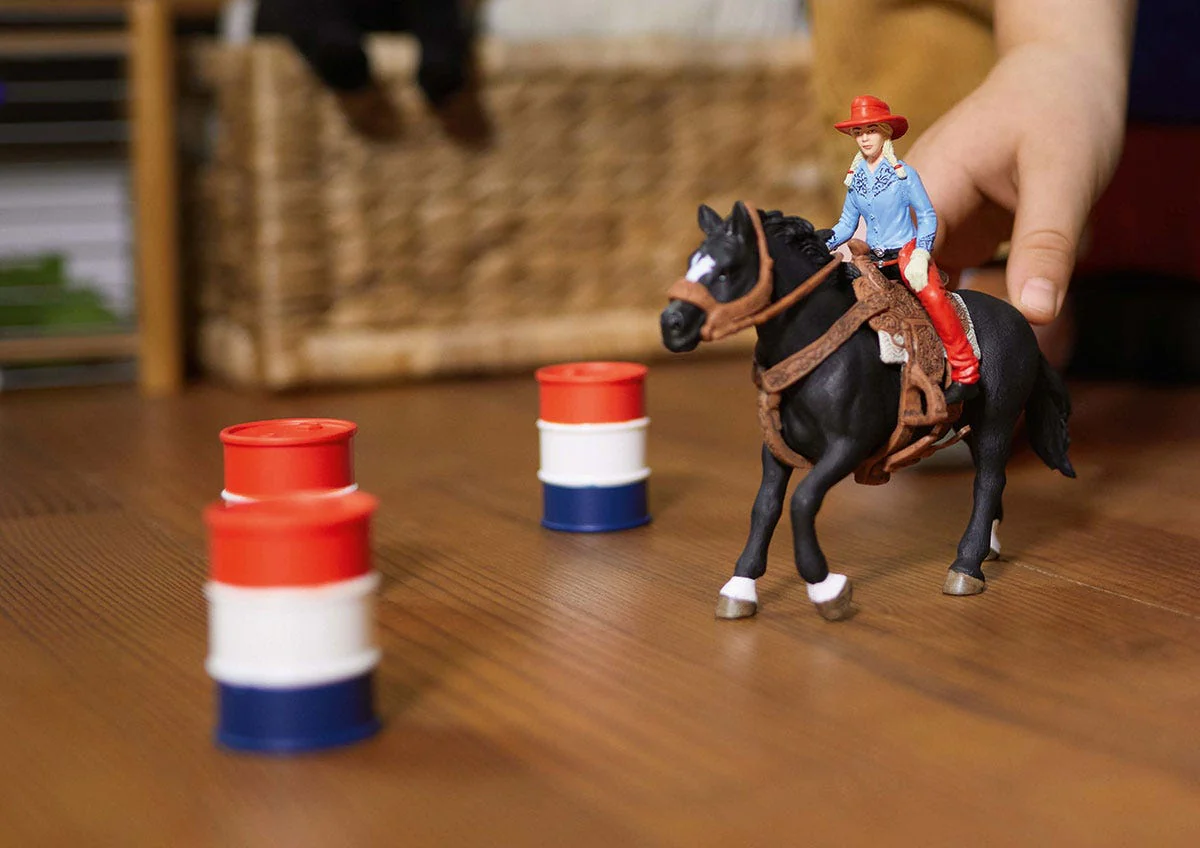 Cowgirl Barrel Racing Fun - Image 2